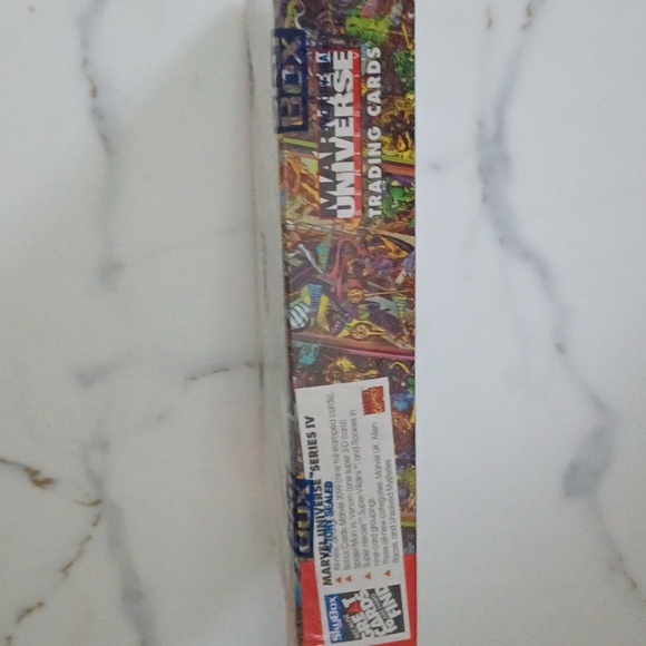 1993 Skybox Marvel Universe Series IV 4 Card Set Wax Pack Box FACTORY SEALED - Picture 2 of 6